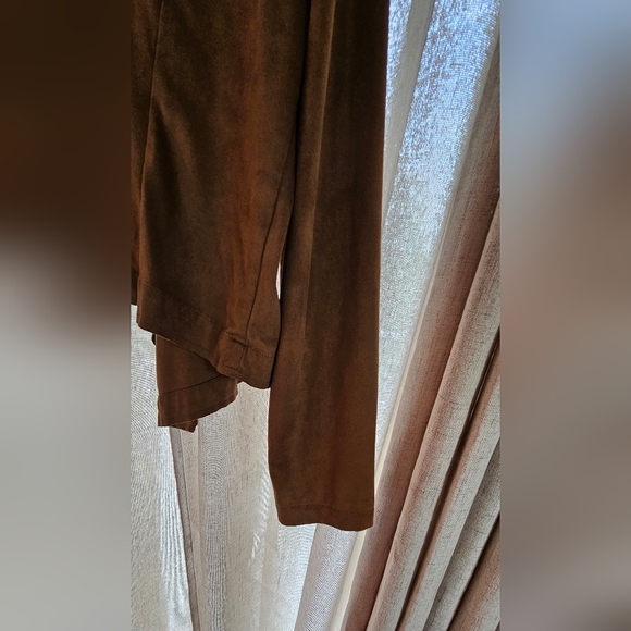 Faux Suede Torrid Flowy Cardigan - Picture 6 of 6